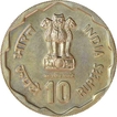 Ten Rupee of Rural Womens Advancement of Bombay Mint of the year 1980.