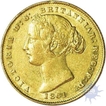 Gold Sovereign of Australia of  Victoria Queen of Sydney mint 1861.