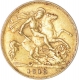 Gold Half  sovereign of Edward VII of United Kingdom.