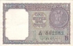 One Rupee Bank Note of signed by  S Bhoothalingam of  Republic India of 1964.