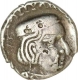 Silver Drachm Coin of Visvasena of Western Kshatrapas.