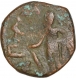 Copper Drachma of Kujula Kadphises of Kushan Dynasty.