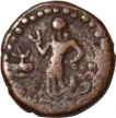 Copper Coin of Yaudheyas.