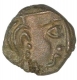 Silver Drachma Coin of Kalachuries of Mahishmati of Krishnaraja.