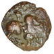 Copper Drachma Coin of Kalachuries of mahismati of krishnaraj.