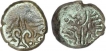 Silver Drachma  Coin of Sharva Bhattaraka of Maitrakas of Vallabhi.