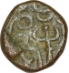 Copper Jital Coin of Devaraya I of Vijayanagar Empire.