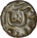 Copper Half Gani Coin of Muhammad Shah of Bahmani Sultanate.