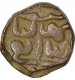 Copper Two Third Gani Coin of Mahammad Shah of Bahmani Sultanate.