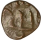 Copper Half Falus Coin of Muhammad Bin Tughluq of Delhi Sultanate.