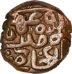 Copper Half Paisa Coin of Sher Shah Suri of Kalpi mint  of Delhi Sultanate.