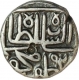 Silver Half Tanka Coin of Shams al din Muzaffar II of Gujarat Sultanate.