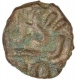 Copper Half Falus Coin  of Hisam al din Hushang shah al sultan of Malwa Sultanate.