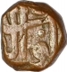 Copper Half Dam Coin of Akbar of Alwar mint.