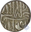 Silver Half Rupee Coin of Akbar of Mulher Mint.