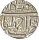 Silver One Rupee Coin of Akbar of Ahmadabad mint of month Khurdad.