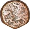 Copper Paisa Coin of Aurangzeb Alamgir of Machlipatan Mint.