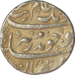 Silver one Rupee Coin of Aurangzeb Alamgir of Ahmadabad.