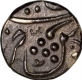 Silver Half Rupee Coin of Jafarabad  urf Chandor of Maratha Confederacy.