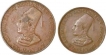 Copper Coins of Sir Sadiq Muhammad Khan V of Bahawalpur State.