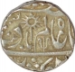 Silver One Rupee Coin of Chhatarpur State.