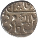 Silver One Rupee Coin of Daulat rao of Ujjain Mint of Gwalior State.