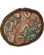 Copper Four Cash Coin  of Christian VII of India Danish.