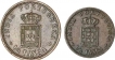 Copper Half and Quarter Tanga Coin of Carlos I of India Potrugues.