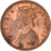 Copper One Twelfth Anna Coin  of Victoria Empress of Calcutta Mint of 1897.