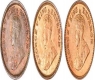 One Twelfth Anna Coins of  King George V of Calcutta Mint.