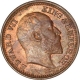 Bronze Half Pice  Coin of King Edward VII of Calcutta Mint of 1906.