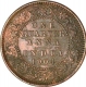 Copper One Quarter Anna Coin  of  King  Edward VII of Calcutta Mint of 1904.