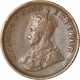 Bronze One Quarter Anna Coin of King George V of Calcutta mint of 1911.