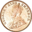 Bronze One Quarter Anna Coin  of King George V of  Bombay Mint of 1930.