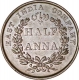 Copper Half Anna Coin of East India Company of Madras Mint of 1835.