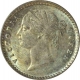 Silver Two Annas Coin of Victoria Queen of Calcutta Mint of 1841.