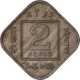 Cupro Nickel Two Annas Coin of King George V of Calcutta Mint of 1935.