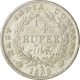 Silver Quarter Rupee Coin of King William IIII of Calcutta Mint of 1835.