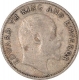 Silver Quarter Rupee Coin  of King Edward VI of Calcutta Mint of 1905.