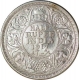 Silver Half Rupee Coin of King George V of Bombay Mint of 1917.