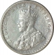 Silver Half Rupee Coin of King George V of Bombay Mint of 1917.