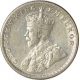 Silver Half Rupee Coin  of King George V of Bombay Mint of 1919.