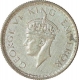 Silver Half Rupee Coin of King George VI of Calcutta Mint of 1939.