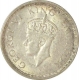 Silver Half Rupee Coin of King George VI of Bombay Mint of 1942.