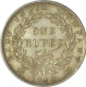 Silver One Rupee Coin of Victoria Queen of Calcutta Mint of 1840.