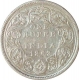 Silver One  Rupee Coin of Victoria Queen of Calcutta Mint of 1862.