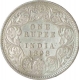 Silver One Rupee Coin  of Victoria Empress of Calcutta Mint of 1898.