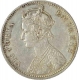 Silver One Rupee Coin  of Victoria Empress of Calcutta Mint of 1900.