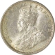 Silver One Rupee Coin of King George V of Calcutta Mint of 1913.