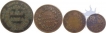 Copper Coins  of East India Company of Calcutta  and Madras and Bombay Mint.